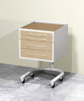 Передвижной столик (4 выдвижных ящика)