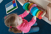 Тактильно-развивающая панель «Цветные круги»