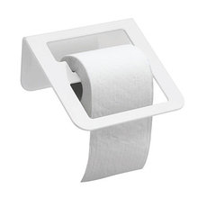 Держатель для туалетной бумаги, 18 x 14,4 см, белый