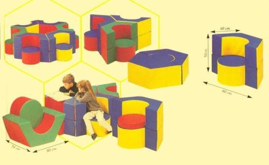 Кресло-стол «Шестигранник», фото 1