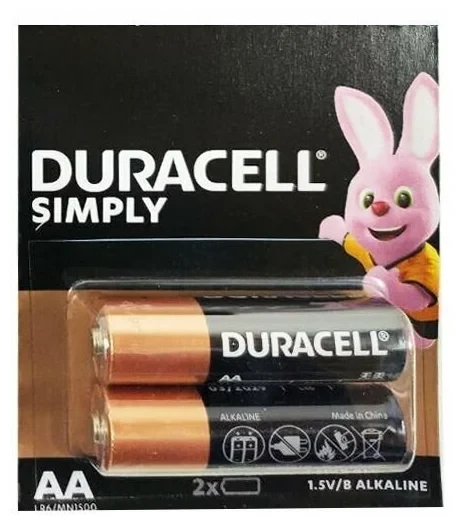 Батарейка "Duracell Simply", AA (LR06), алкалиновая, фото 1