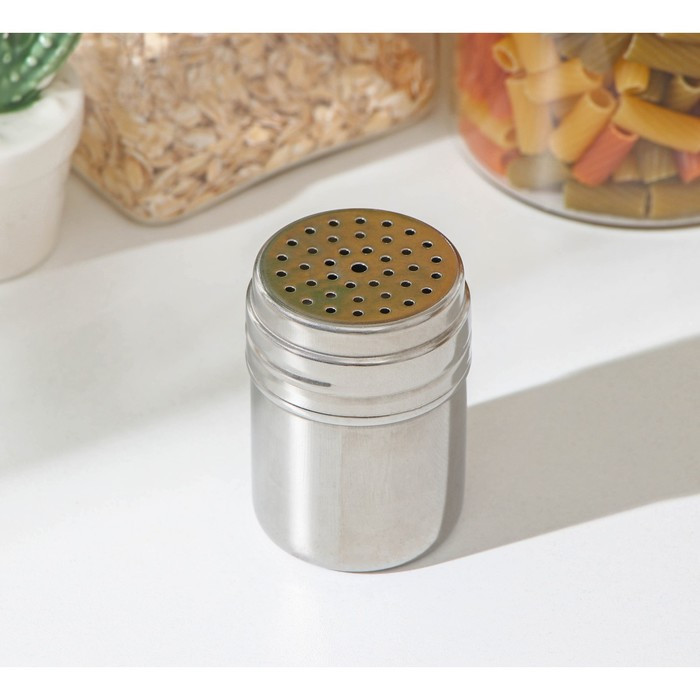 Солонка из нержавеющей стали «Элиас», 120 мл, 5×7 см (комплект из 10 шт ...