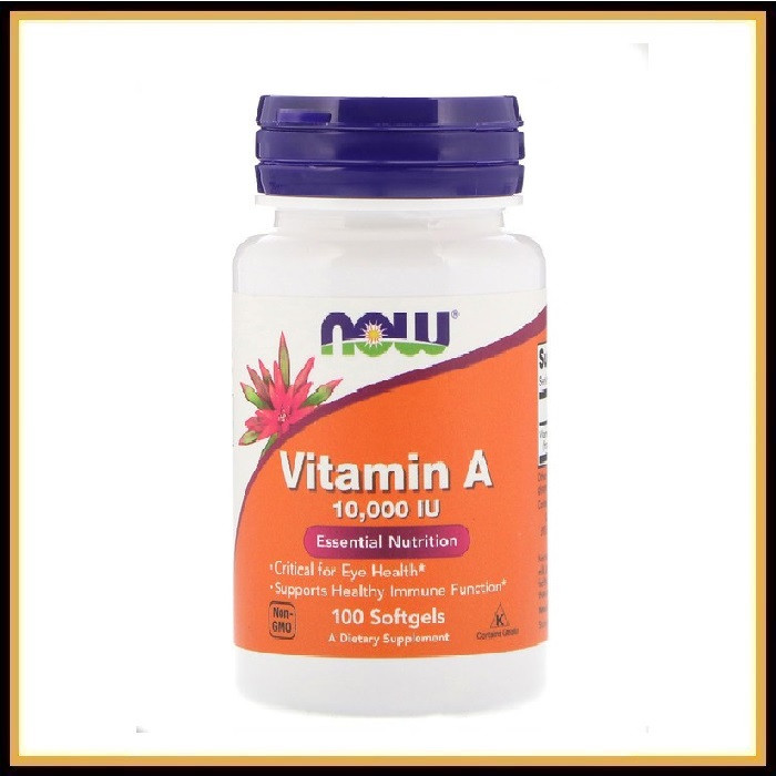 Витамин А - Now Foods Vitamin A 10.000 iu 100 капсул