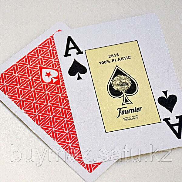 Игральные карты Fournier EPT (European Poker tour), красная рубашка - фото 3 - id-p102748759