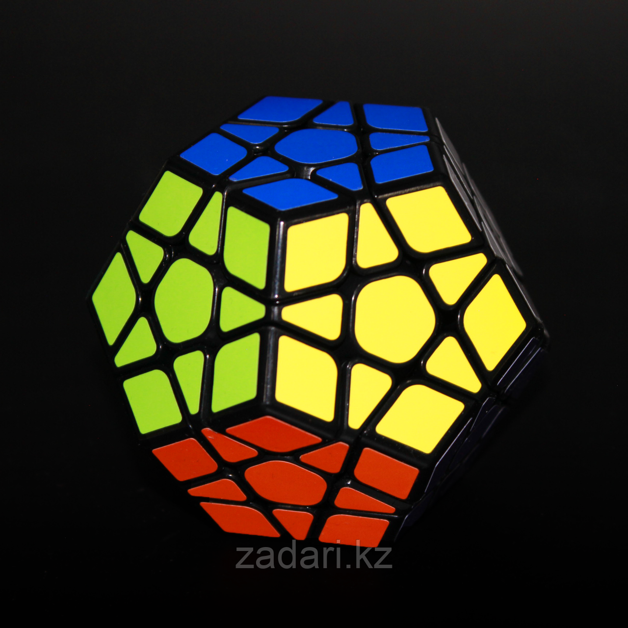 Кубик-Рубика «Мега» с чёрными гранями, фото 1