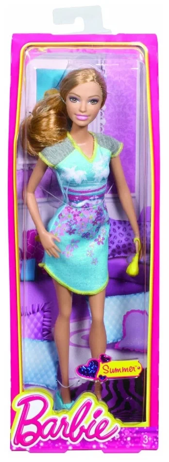 Mattel Кукла Barbie Набор Игра с модой Саммер, 29 см BHV06