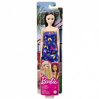 Кукла Barbie в синем платье с бабочкакми HBV06