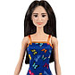 Кукла Barbie в синем платье с бабочкакми HBV06, фото 3