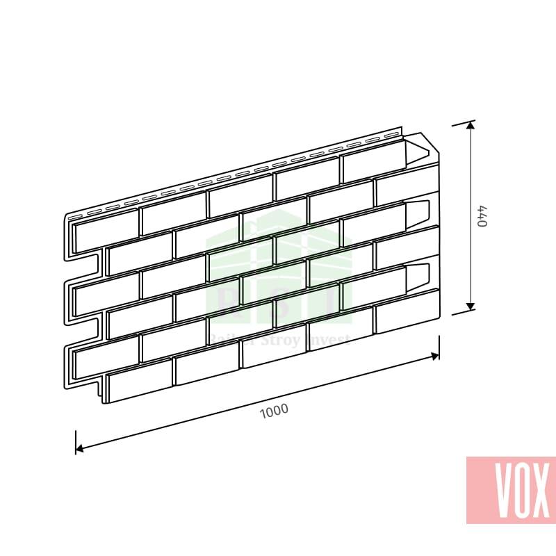 Фасадная панель VOX Solid Clinker Terracota (терракотовый) - фото 3 - id-p102667186