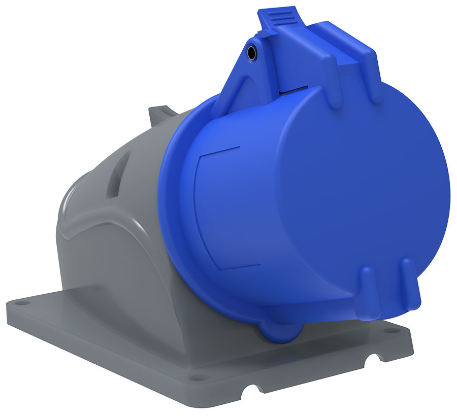Розетка стационарная ССИ-123 32А-6ч/200-250В 2Р+РЕ IP44 MAGNUM ИЭК ...