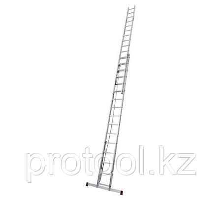 Двухсекционная лестница, вытягиваемая тросом KRAUSE CORDA 2х16 031525, фото 2