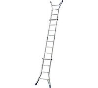 Шарнирная телескопическая лестница KRAUSE STABILO 4х4 перекладины 133953