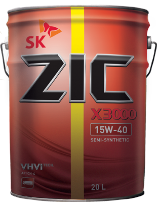 ZIC X3000 15W-40, 20л - фото 1 - id-p102754255