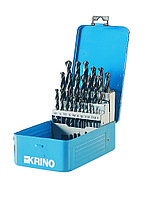 Набор сверл HSS 1-13X0,5 (25пр.) в метал.кейсе "Krino" 01016406