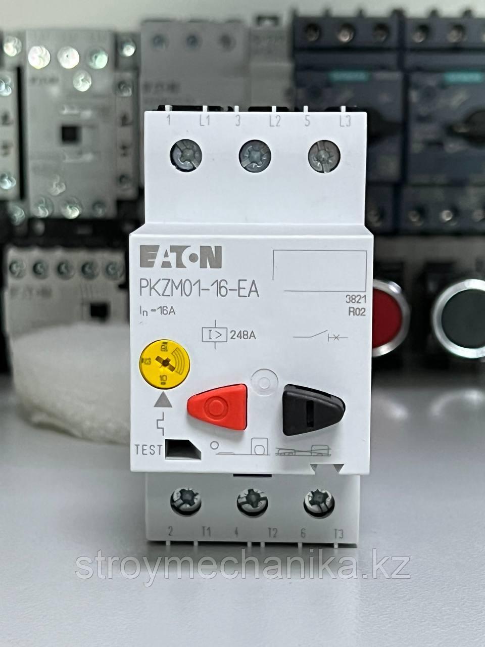 Переключатель защиты электродвигателя PKZM01-16-EA (10-16 A) EATON - фото 1 - id-p102758665