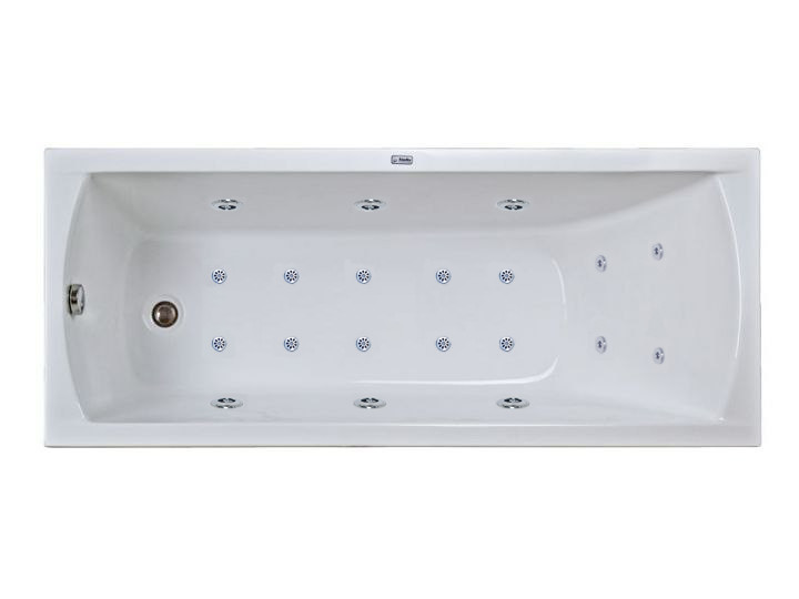 Аэрогидромассажная ванна на электронной кнопке"MODERN" 180*80 с спинными форсунками