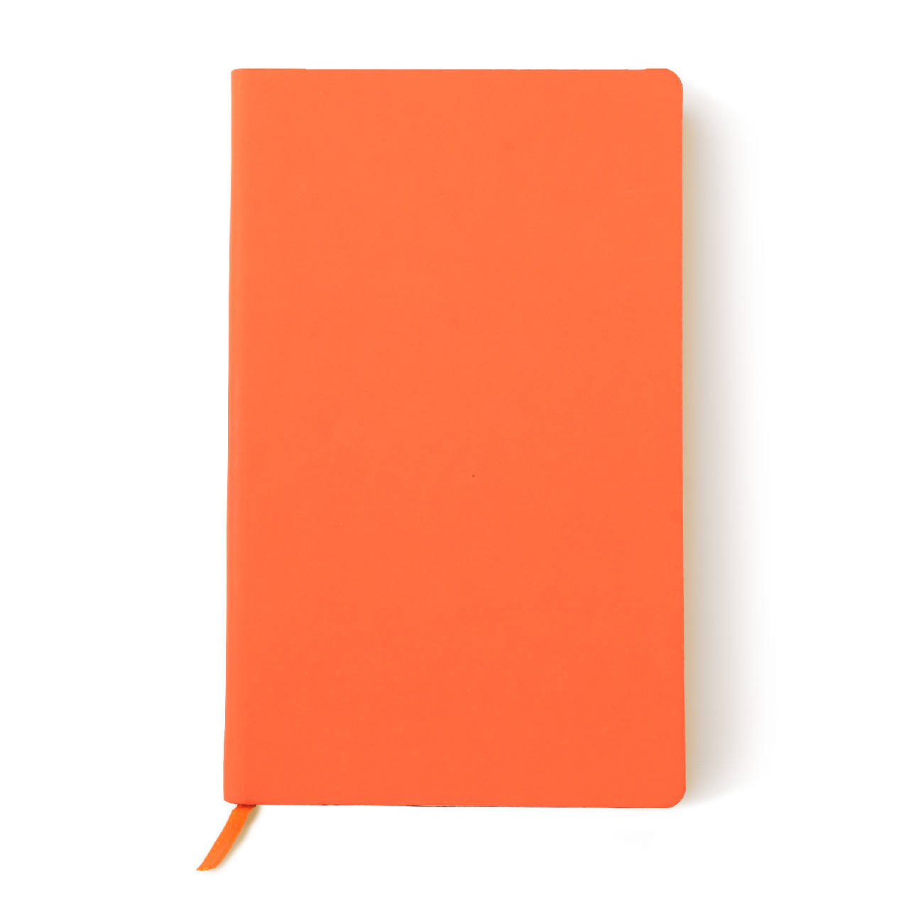 Блокнот A5 Lux Touch, оранжевый - фото 1 - id-p93723299