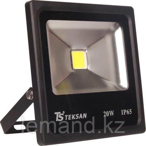 Прожектор LED TS020 20W 6000K BLACK - фото 1 - id-p102759870