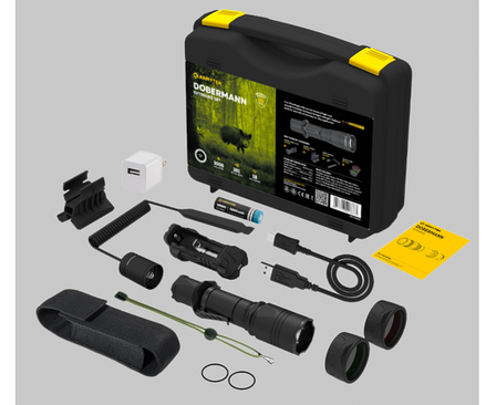 Фонарь Armytek Dobermann Hunting Kit Белый свет, фото 2