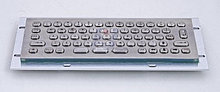 Металлическая антивандальная клавиатура TG-PC-mini