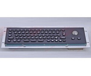 Металлическая антивандальная клавиатура c Track ball трекбол trackball TG-PC-Mini-T-BL