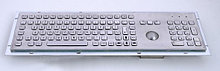 Металлическая антивандальная клавиатура c Track ball трекбол trackball TG-PC-F3