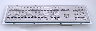 Металлическая антивандальная клавиатура c Track ball трекбол trackball TG-PC-F3