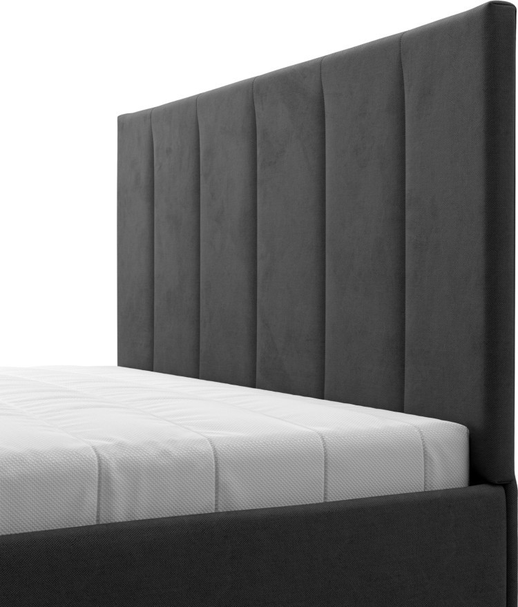Кровать Salotti 10500020 ДЖЕЙН, 160x200 см, без матраса, серый - фото 4 - id-p102778149