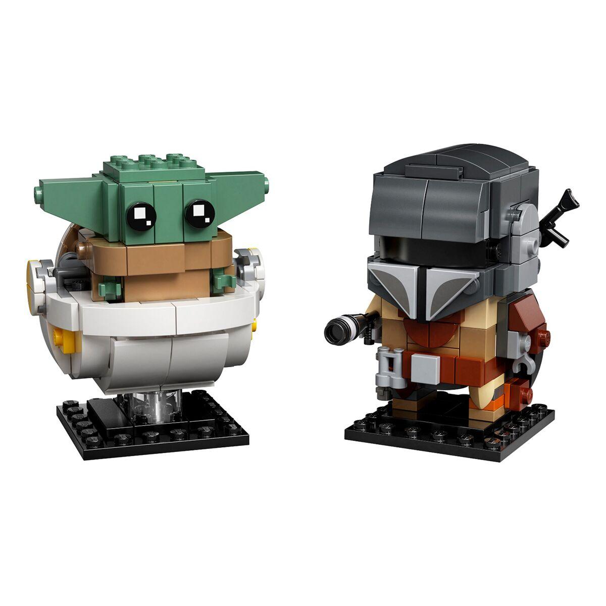 LEGO Мандалорец и малыш Brick Headz (id 102778471)