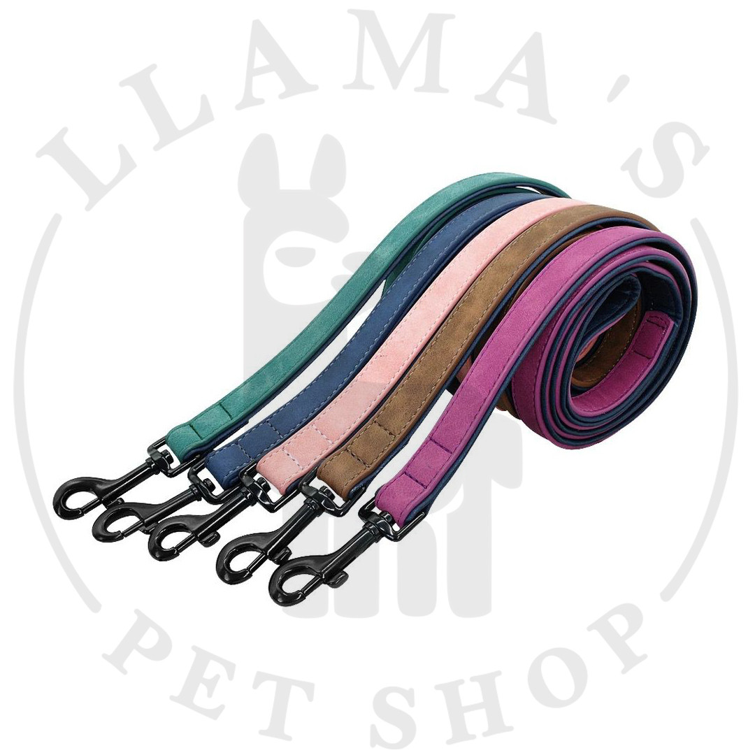 Llama S Комплект Ошейник (25-31 см)+ Поводок (120 см) Розовый - фото 4 - id-p102341420
