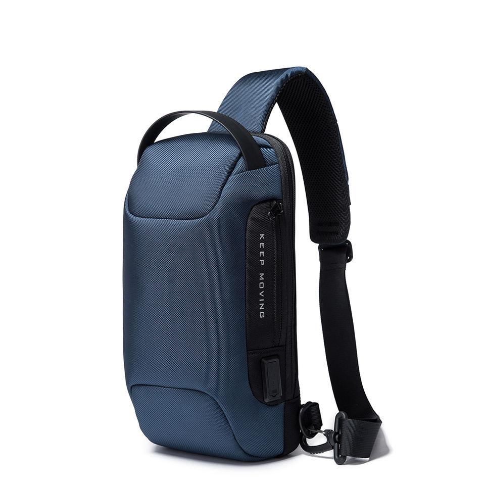 Кросс-боди сумка слинг Bange BG-22085 (синяя) - фото 1 - id-p102781597