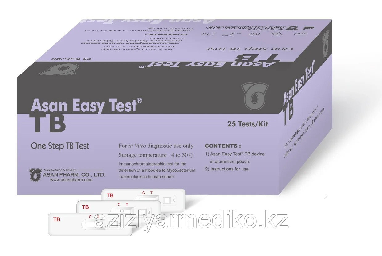 Экспресс тест для определения антител к Микобактерии Tуберкулеза (Asan Easy Test TB)