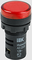 Лампа AD16DS(LED)матрица d=16мм красный 110В AC/DC IEK