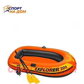 Лодка 2-х местная Explorer-200 185*94*41 см INTEX 58331