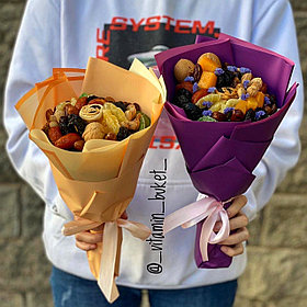 Букет из сухофруктов и орехов для учителя🔔