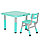 Детский стол со стульчиком Pituso L-ZY07 Тurquoise, фото 2