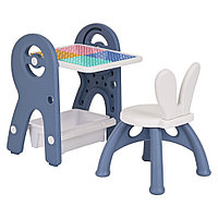 Стол для игры с конструктором 2 в 1 Pituso UN-ZY03 blue