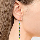 Серьги длинные Aquamarine 4760207А.5, фото 3