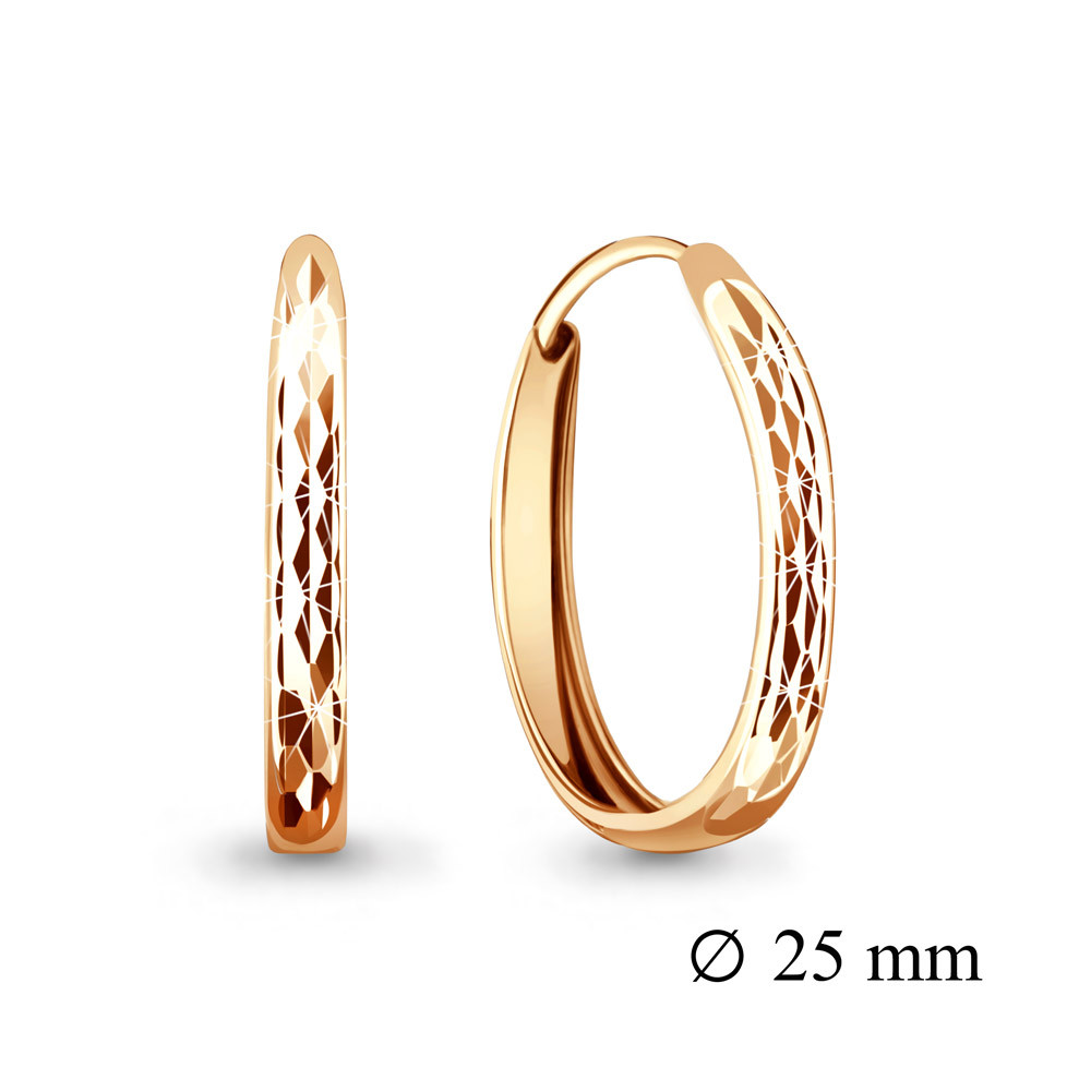 Серьги конго из серебра Aquamarine 32066.6 серебро с позолотой