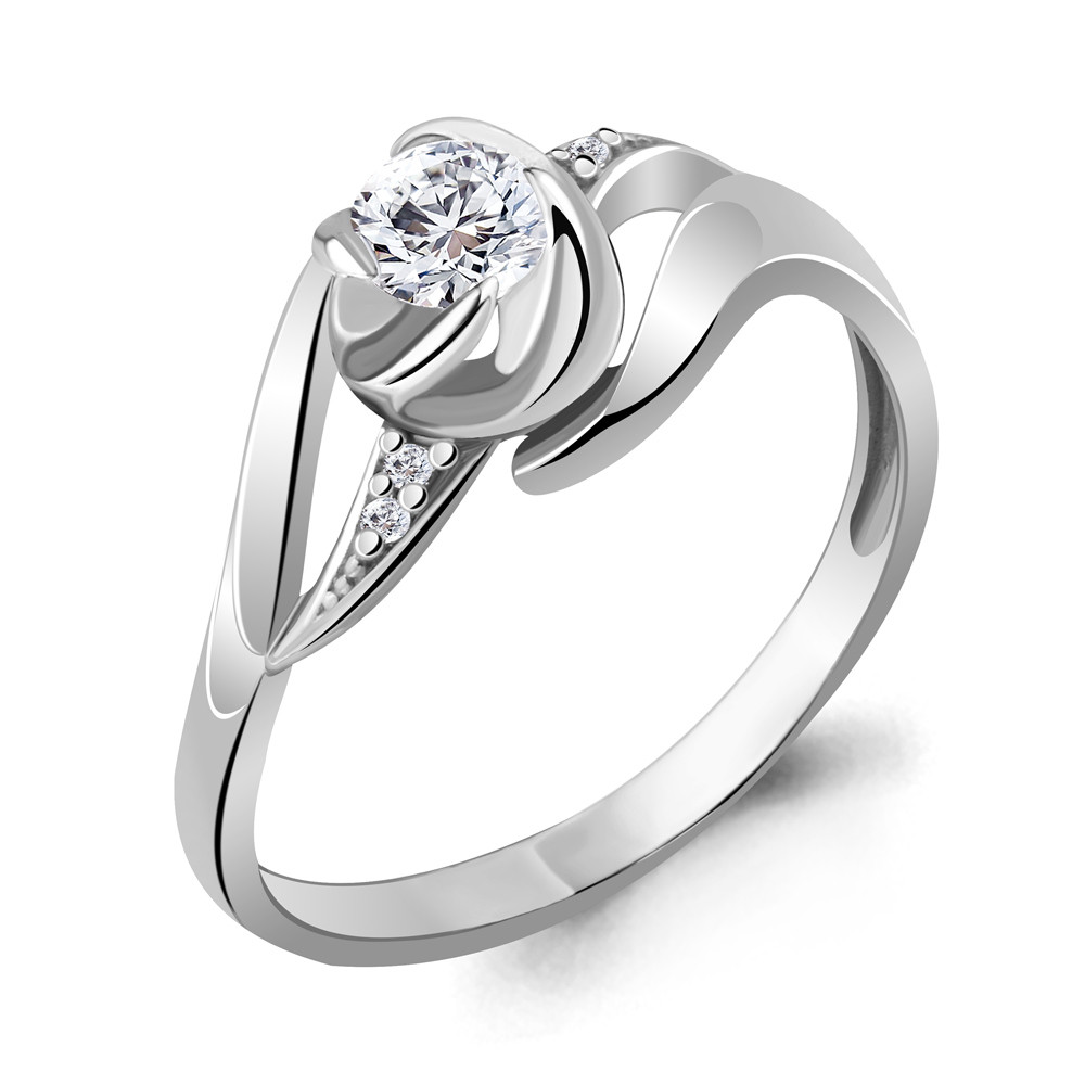 0 Aquamarine 66057А.5 серебро с родием