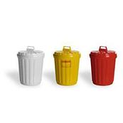 Бак пластиковый Вместимость 35 литров (белый, жёлтый, красный)