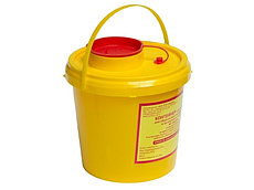 Емкость-контейнер для сбора острого инструмента Класс Б (Желтый) 0,5 л