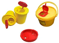 Емкость-контейнер для сбора острого инструмента Класс Б (Желтый) 0,75 л