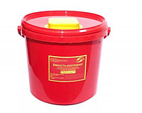 Емкость-контейнер для сбора острого инструмента Класс В (Красный) 8 л