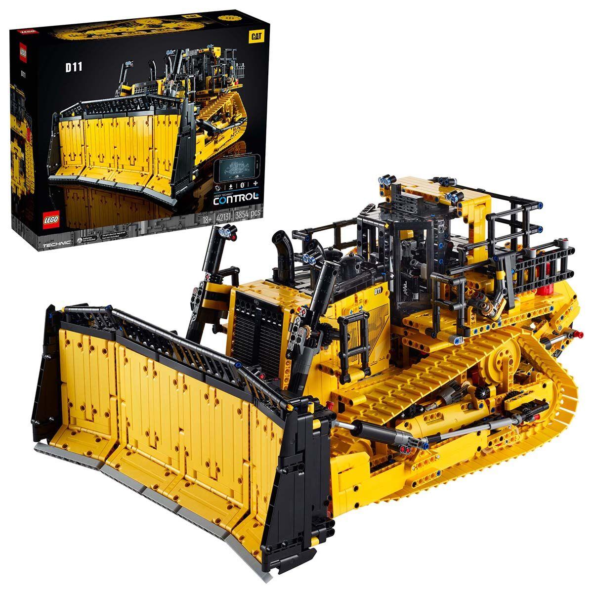 Конструктор LEGO Бульдозер Cat D11 на пульте управления TECHNIC 42131