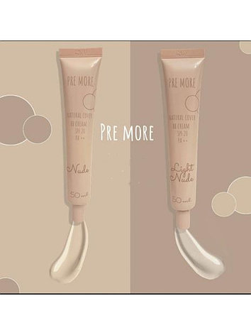 ББ-крем Pre more Natural cover bb cream Nude, 50мл., фото 2