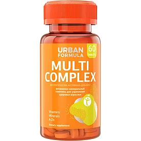 Витаминно-минеральный комплекс Urban Formula для взрослых от А до Zn Multi Complex, 60 таблеток