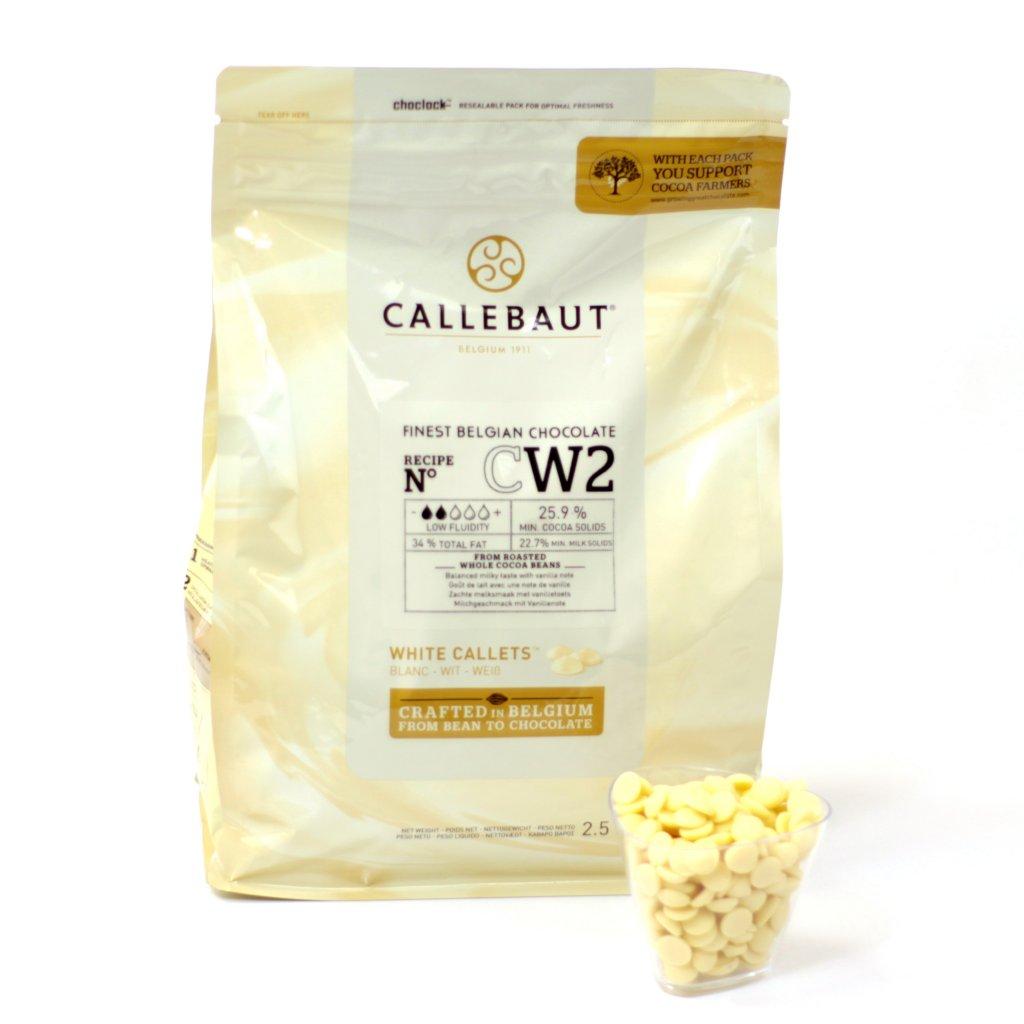 Шоколад белый Callebaut Select 25.9% в галетах, 2,5 кг упаковка - фото 1 - id-p102805037