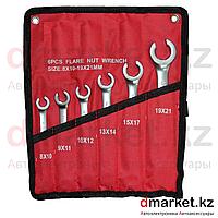 Набор разрезных ключей 8-21 мм, 6 предметов