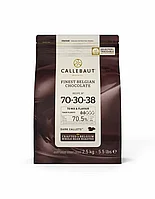 Ащы шоколад Callebaut Strong 70,5%, 2,5 кг қаптамасы